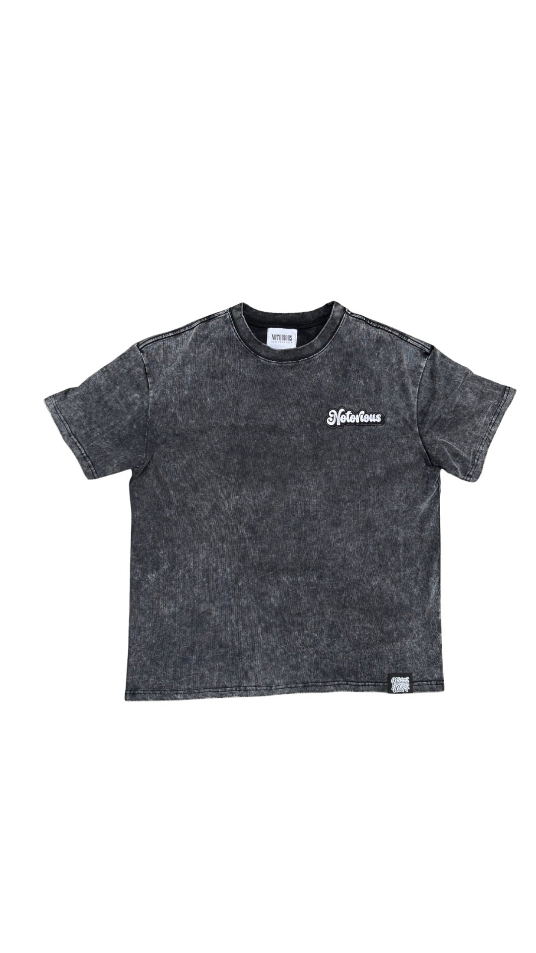 Notorious Washed Black Tee